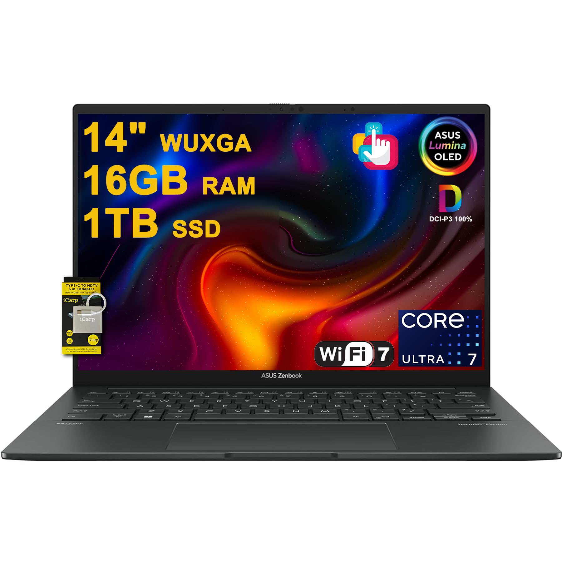 ASUS ZenBookDuo14 Core i7 1TB 16Gクリエイター Amazon.com: ASUS Zenbook 14 Creator Laptop 14
